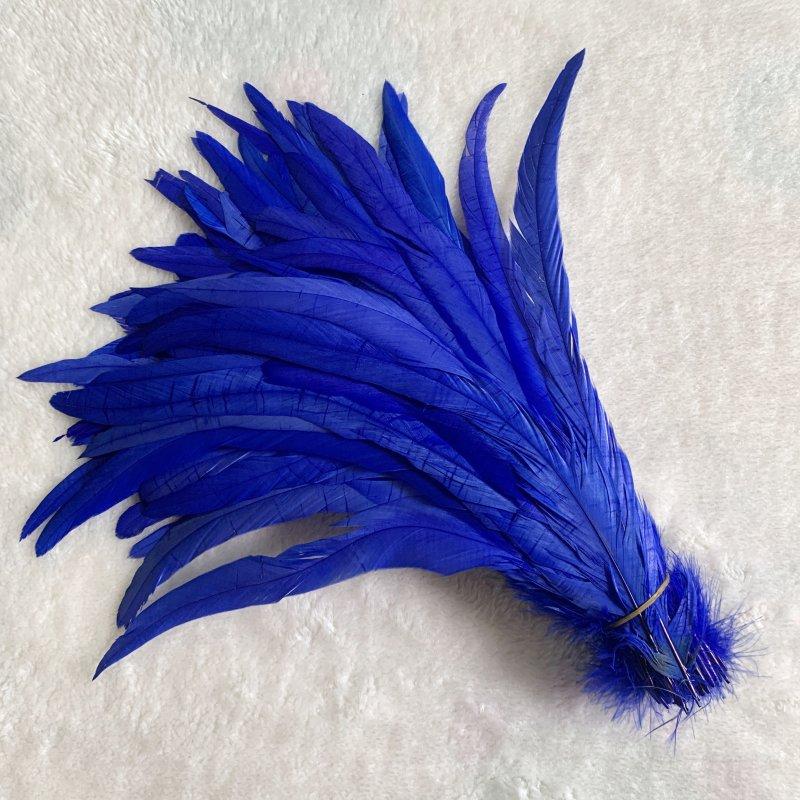Wholes 500pcs Rooster Tail Feathers 25-30cm 30-35cm 35-40cm 40-45cm For Colored Carnival Costume&mask Party