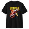 Vintage T-Shirt Summer Invincible Comic Hip Hop T Shirts  Cotton Tee Shirt for Men Y2K Basic Short Sleeve Tops