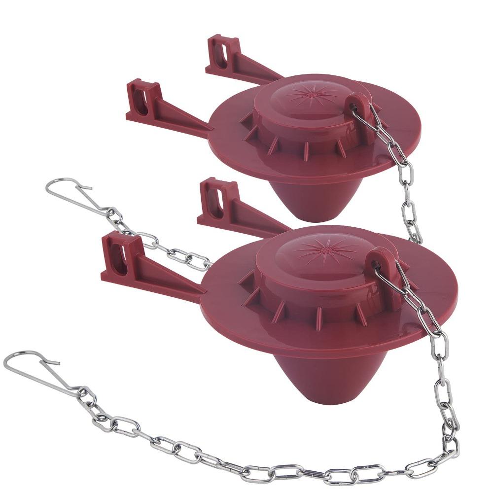 

2 шт., серебряный 2-дюймовый сливной клапан, резиновая крышка для унитаза