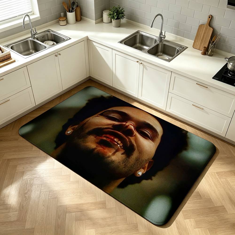 The Weeknd XO Singer Shower Room Absorbent Small Floor Mat Soft Comfortable Decorative Foot Mat