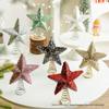 Hot Selling Christmas Tree Top Star: Five-Pointed Foam Star with Rhinestone Powder Decoration