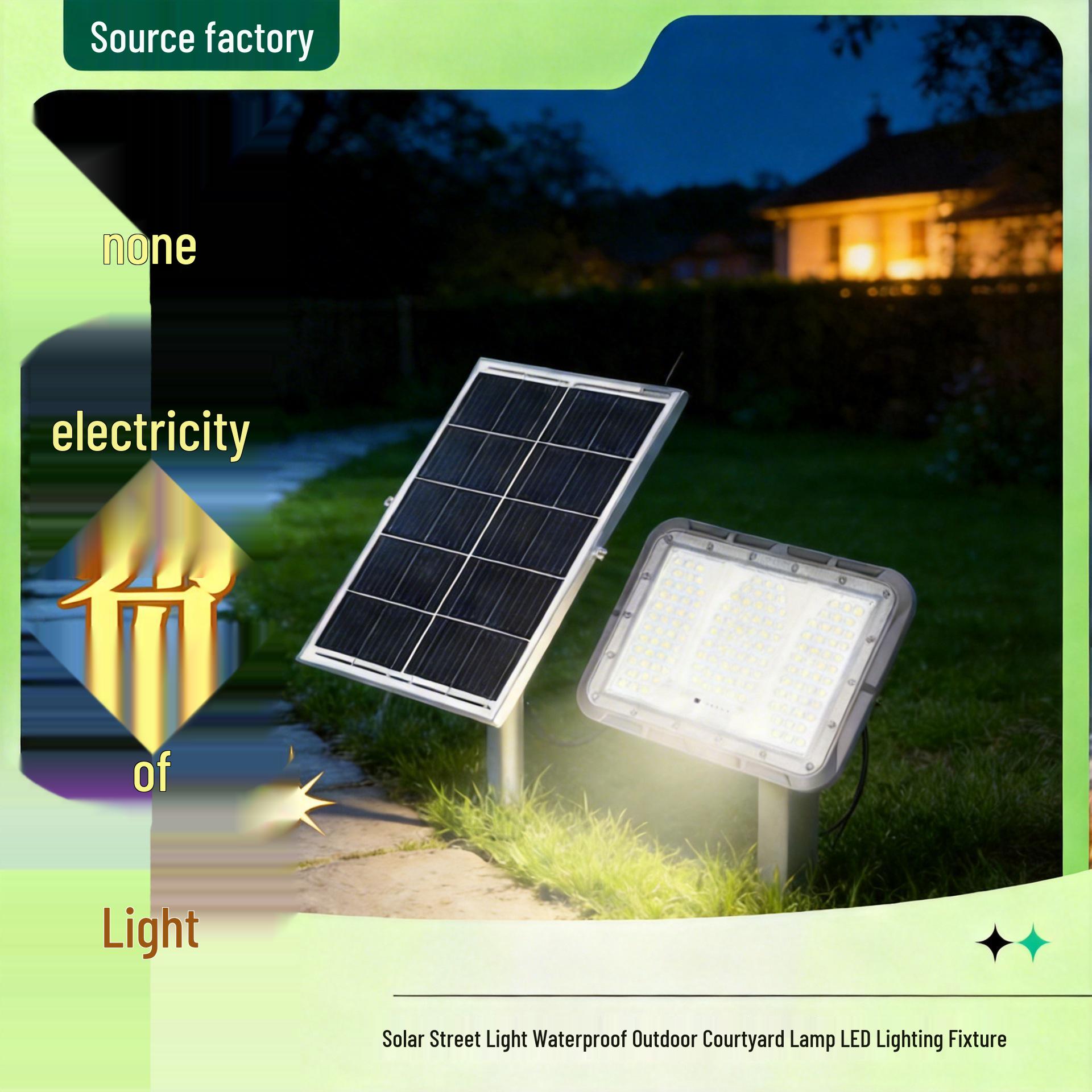 2026 Exclusive Waterproof Solar Garden Light for Outdoor Use 5m Cable