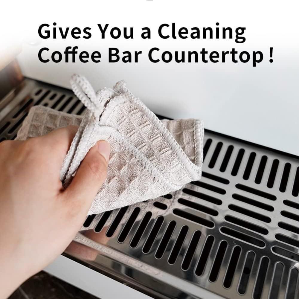 Coffee Machine Cleaning Towel Multifunction Home Absorbent Microfiber Towels for Espresso Machine Desktop Coffee Machine Tool