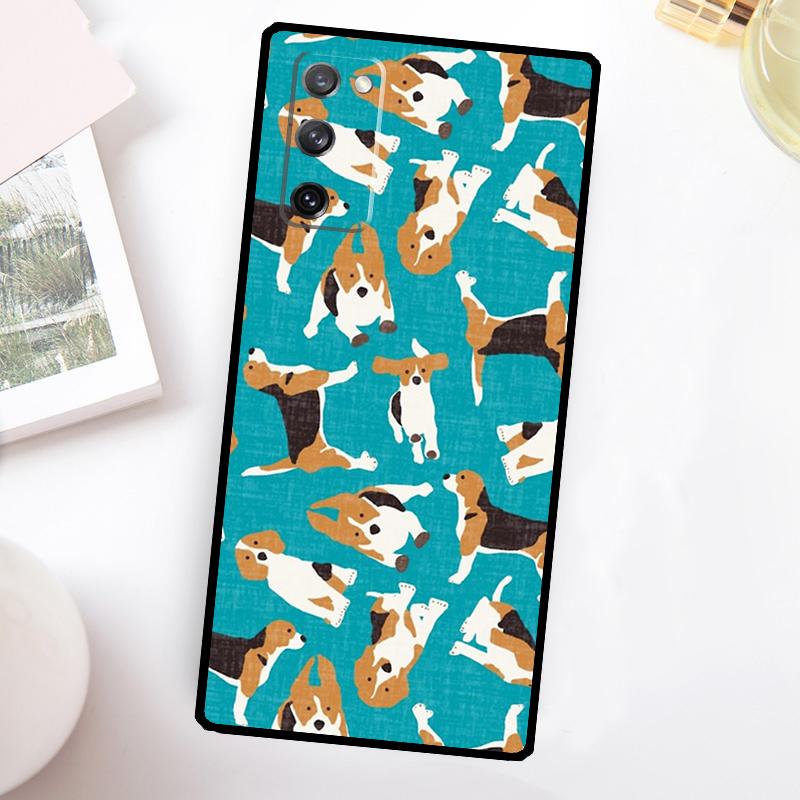 Beagle Puppy Dog Phone Case For Samsung Galaxy S25 Ultra S24 FE S20 S21 FE S22 S23 Plus S9 S10 S25 FE Cover