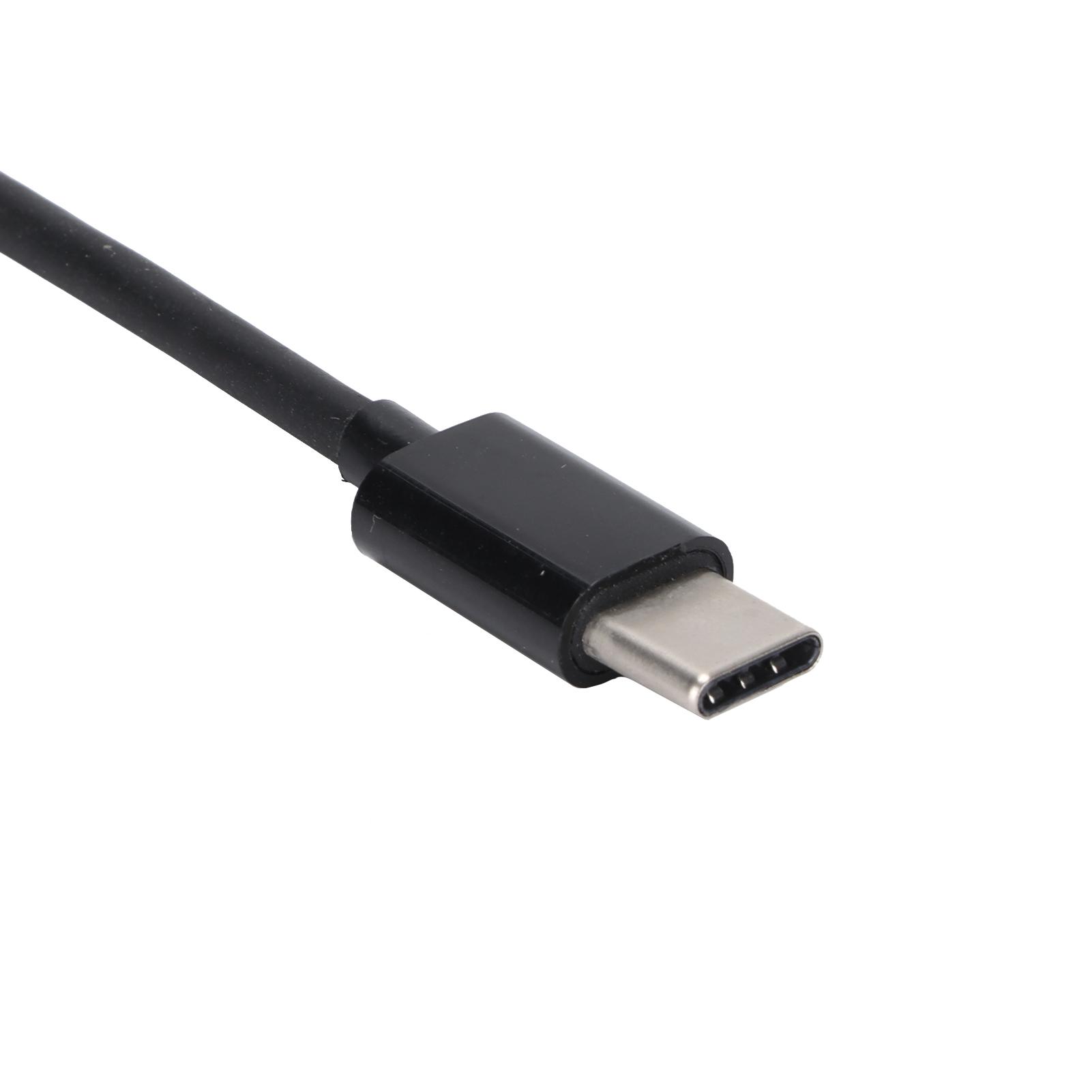 TypeC to OTG Adapter Portable OTG Cable Converter for Mouse Keyboard USB Devices(Black )