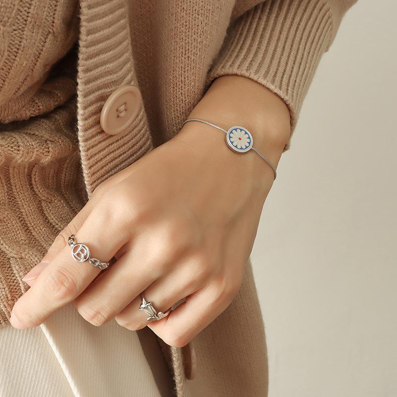 

Комплект колье, браслета и серег в богемном стиле для женщин, ожерелья из нержавеющей стали 316L, браслеты, серьги, женские циркониевые комплекты