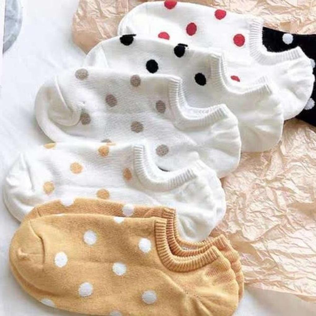 

Женские повседневные женские носки до щиколотки в горошек, набор 6-piece set