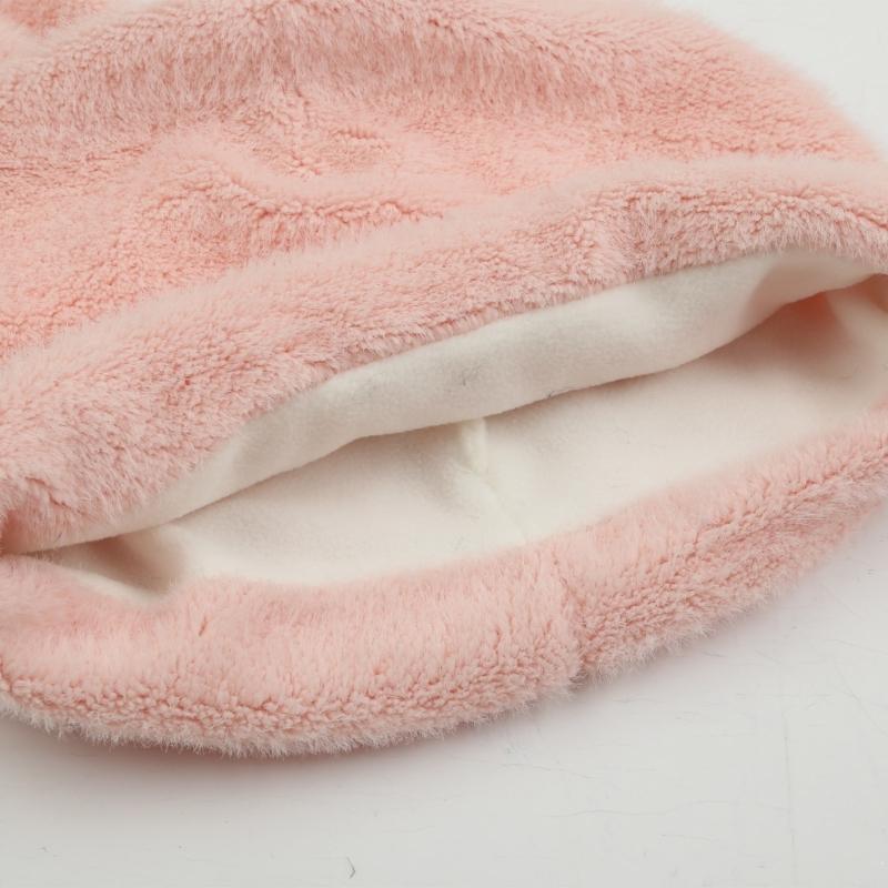 Unisex Ear Protect Plush Hat Long Bunny Ear Shape Hat Warm Fluffy Winter Plush Warm Skiing Supplies for Adult Teens