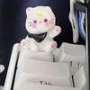 3D Mechanical Keyboards Creative Cartoon Cats Head Gamer Keyboards Keycaps for Office Decompression