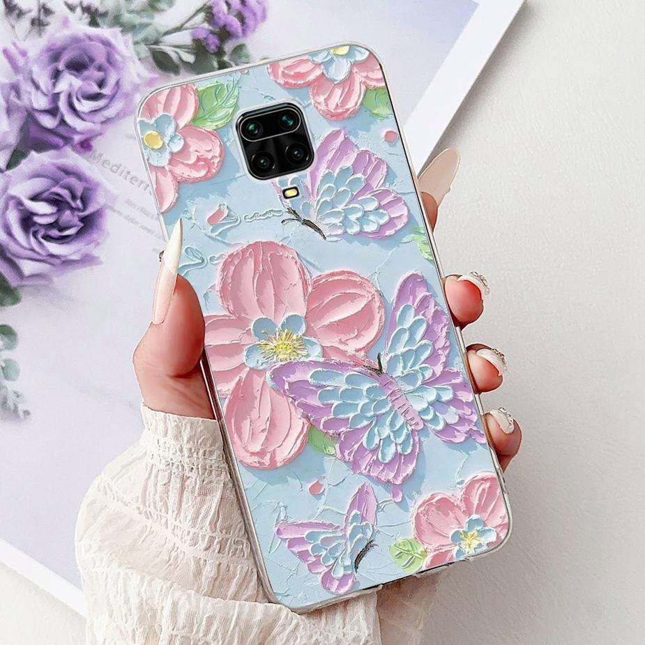 For Xiaomi Redmi Note 9 Pro Case Luxury Painted Cover Soft Silicone Phone Case For Redmi Note 9 Pro Max Note9 S 9S Fundas Bumper