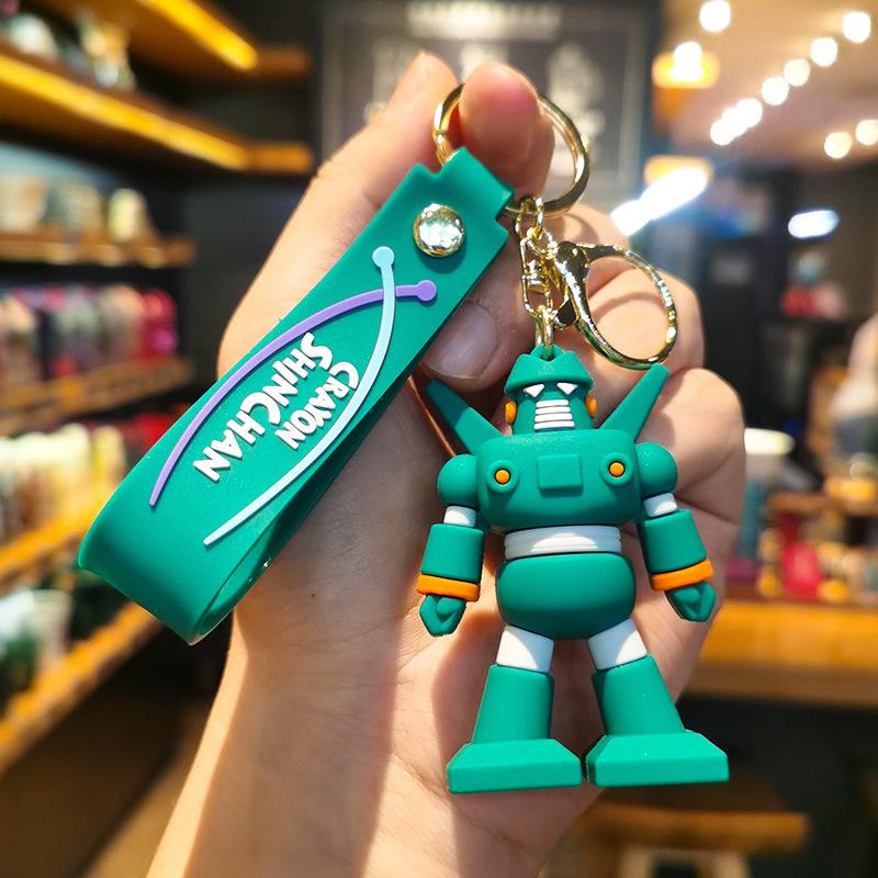Creative and Cute Cartoon Fashion Toy Crayon Shinchan Keychain Bag Car Keychain Gift Kawaii Cute Personalized Gifts Y2k Fashion