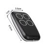 433Mhz Wireless Remote Control Electric Door Garage Door Rolling Shutter Door Universal Security Accessories Copy And Copy