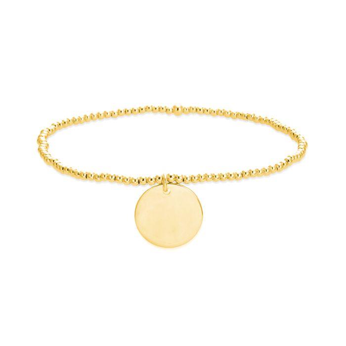 Bracelet - Balah - Argent 925 - Plaqué Or Jaune 18 Carats - Taille Unique - Multicolore