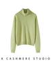 Women's Casual Half-Zip Lapel Cashmere Sweater - Warm, Loose, Versatile Winter Knit