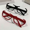 Y2k Millennial Spice Girl Crying Tears Half Frame Glasses for Men and Women Cos Anime Props Subculture Funny Hip Hop Glasses