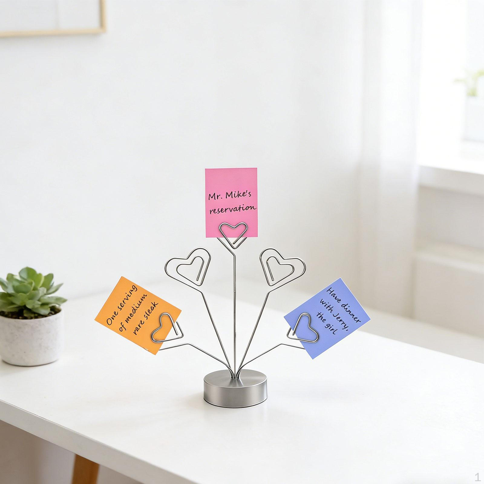 

5 Branch Family Tree Picture Frame Holder Desktop Photo серебряный