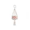 Hand-woven Bohemian Hemp Rope Hanging Basket Pendant
