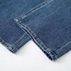 RAIN.CUN Women's High-Waisted Fleece-Lined Straight-Leg Jeans