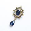 European and American Retro Diamond-Studded Crystal Brooch for Ladies