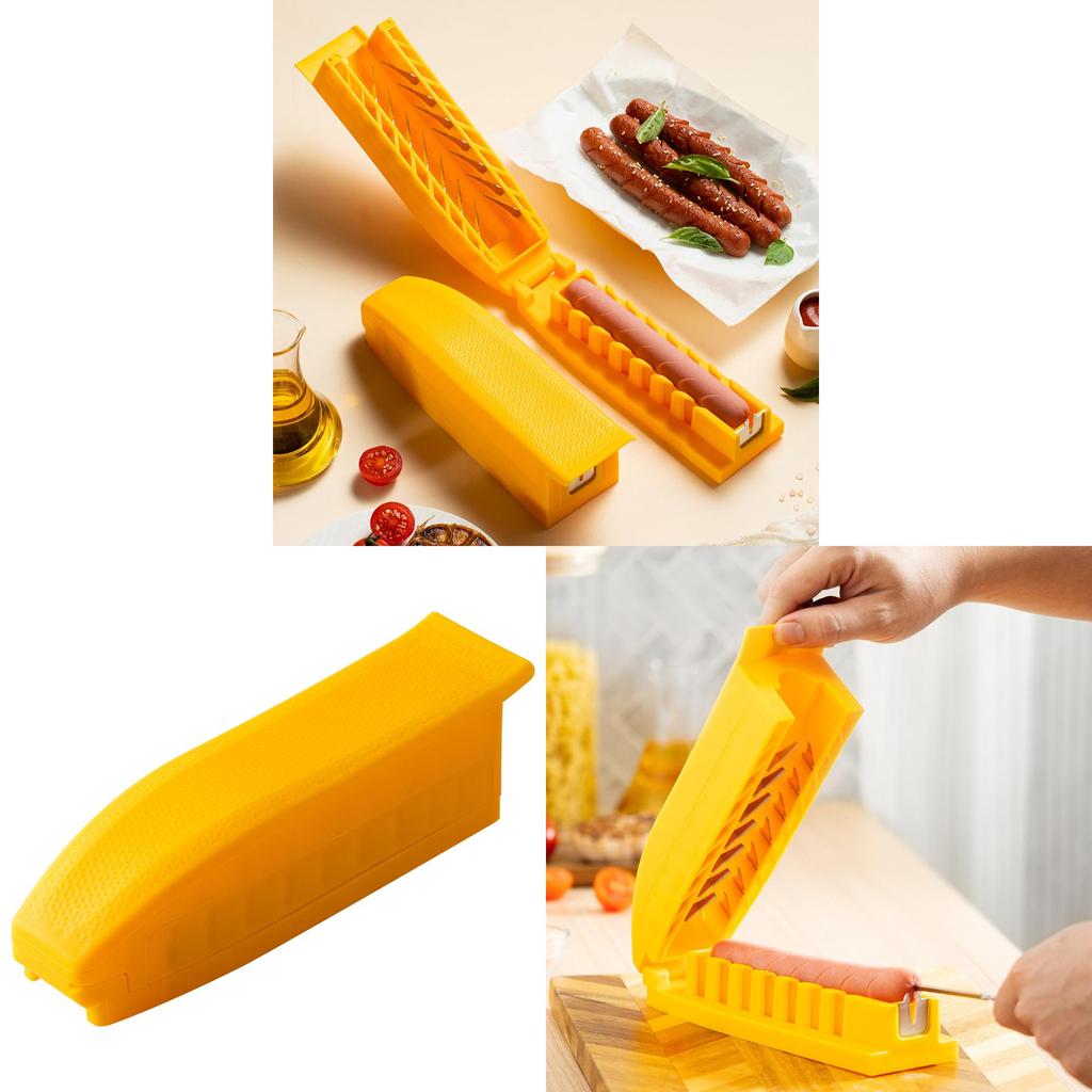 Kitchen Tool Sausage Cutter With Multifunction Slicing For Home Chefs