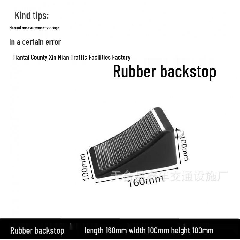 Anti-slip Rubber Wheel Chock for Parking and Stability
