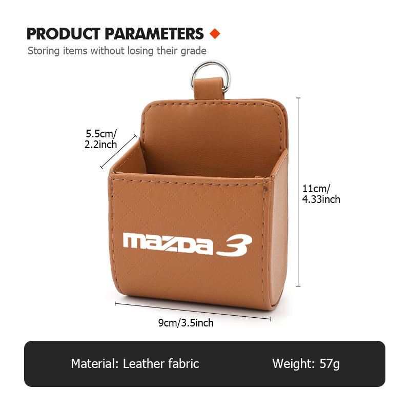 For Mazda Car Air Outlet Storage Box Phone Lipstick Lighter Organizer CX-3 CX-4 CX 5 CX-7 CX-8 CX-9 Demio Axela Atenza