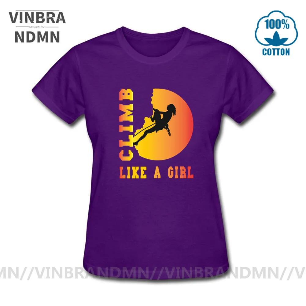 Vintage Rock Climbing T Shirt Unisex Mountain Climber Tshirt Climb Like A Girl Tshirt Slim Fitness Rock Climb Tee Shirt Camiseta