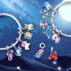 Zodiac Signs Original Charms Copper Glow In Dark Pendants Beads Fit Bracelet Diy Jewelry Birthday Gift For Women