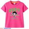KPop Demon Hunters Children's cartoon print T-shirt