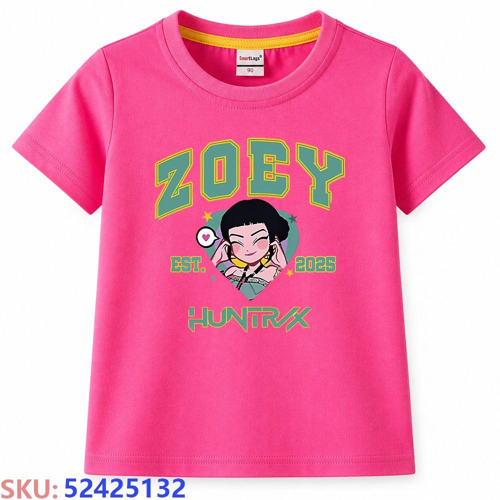 KPop Demon Hunters Children's cartoon print T-shirt