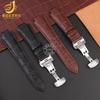 24x14mm Rindsleder Uhrenarmband Für 1853 Tissot T60 Riemen L875/975K Konvexes Ende Echtes Leder Uhrenarmband Herren Armband Armband