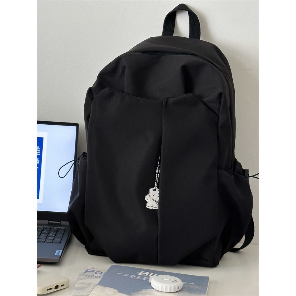 School Bag Male College Student Ins Simple Large-capacity Backpack Female Junior High School Student High School Student Travel Backpack