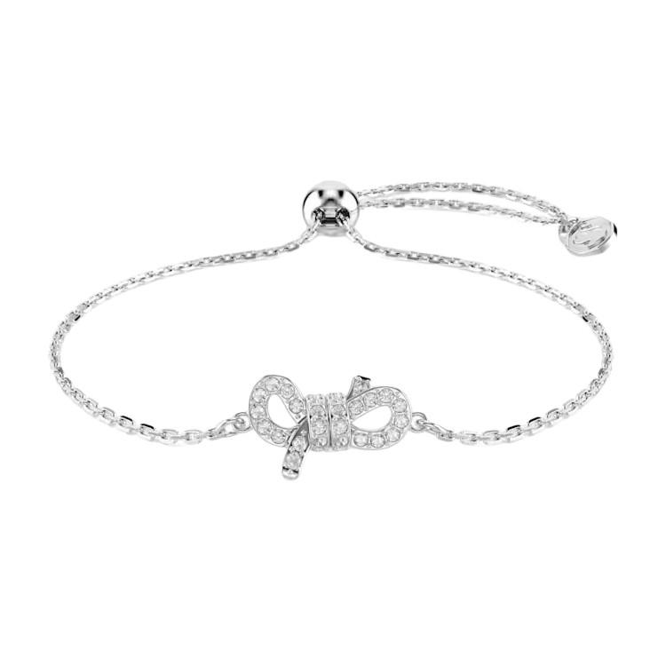 Swarovski Lifelong Bow Crystal Bracelet Unisex bracelet Silver 5743578 Box (Random Color)
