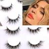 5 Pairs 6D Faux False Eyelashes Fluffy Natural and Look Long Thick Fake Eyelashes Soft Reusable
