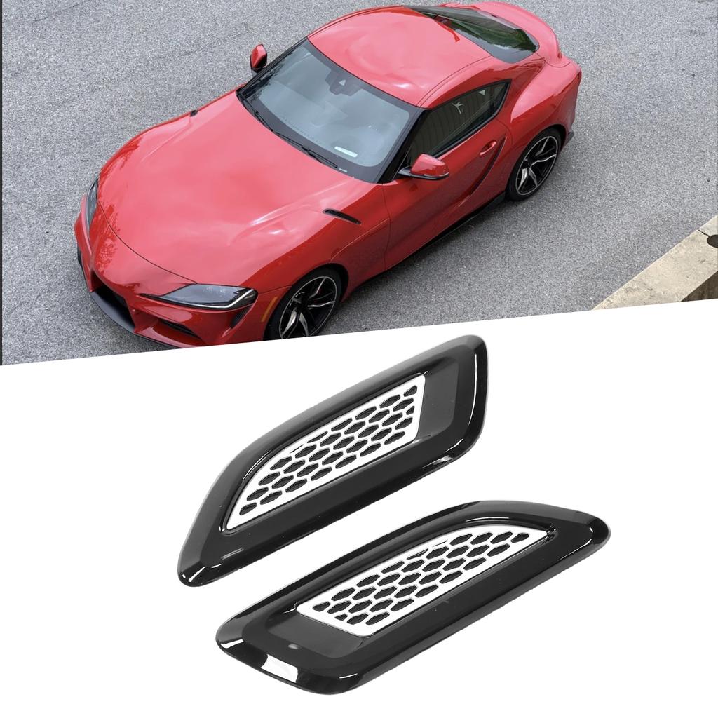 2PCS Car Engine Hood   Vent Outlet Trim Decorative Cover Replacement for GR   A90 2019‑2022