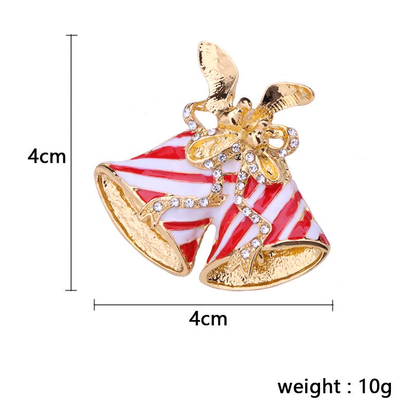 Christmas Brooch Set Santa Snowman Tree Pin Popular In Europe & US | Festive Lapel Pins for Xmas Sweater Decoration Men Women Body Accessories