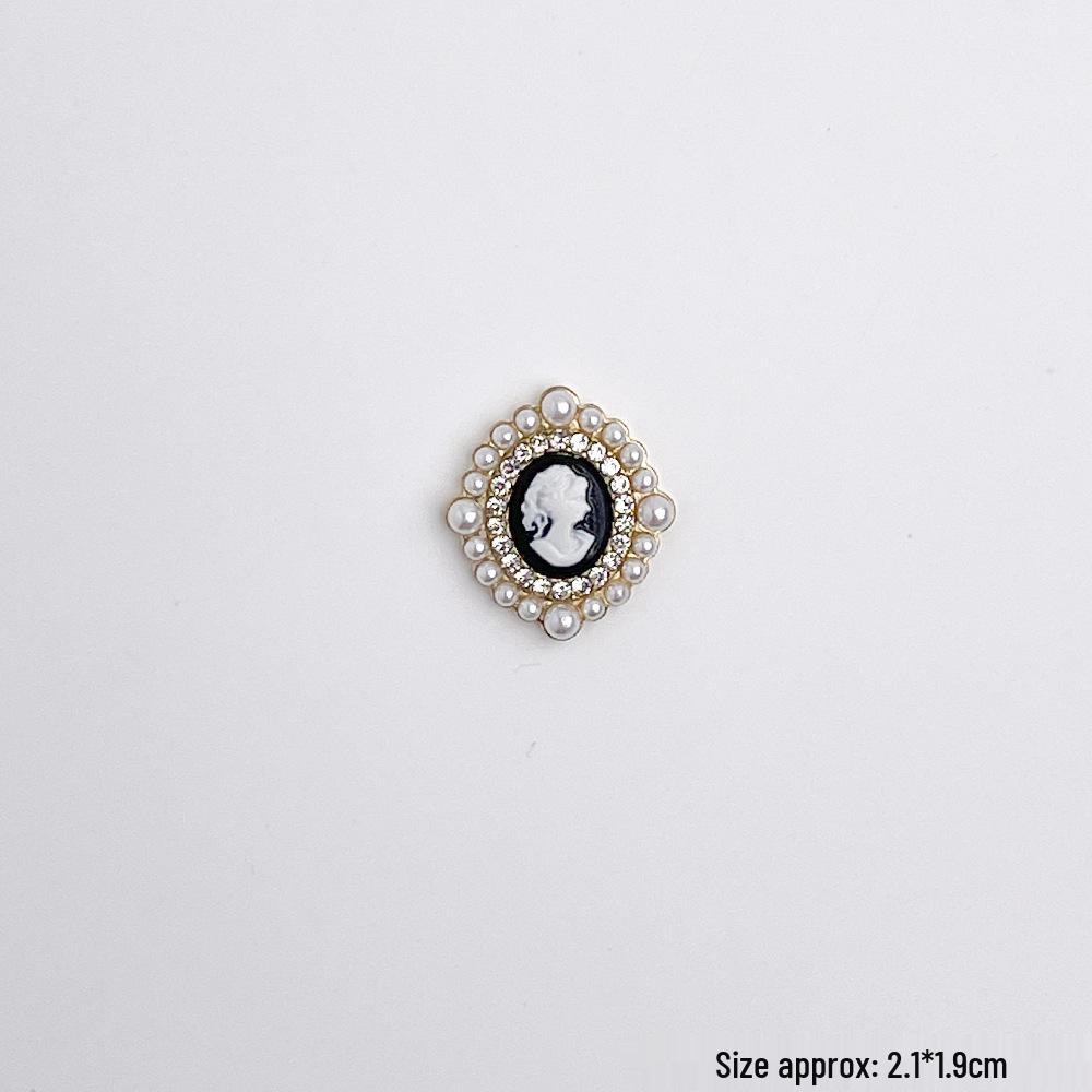 Decor Floare Sabot Aliaj Retro Stras - Catarame DIY High-End