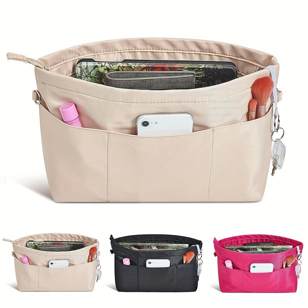 Foldable Nylon Tote Organizer, 13 Pockets, Lightweight & Washable. Perfect Cosmetic & Toiletry Storage Bag. Shop Now!