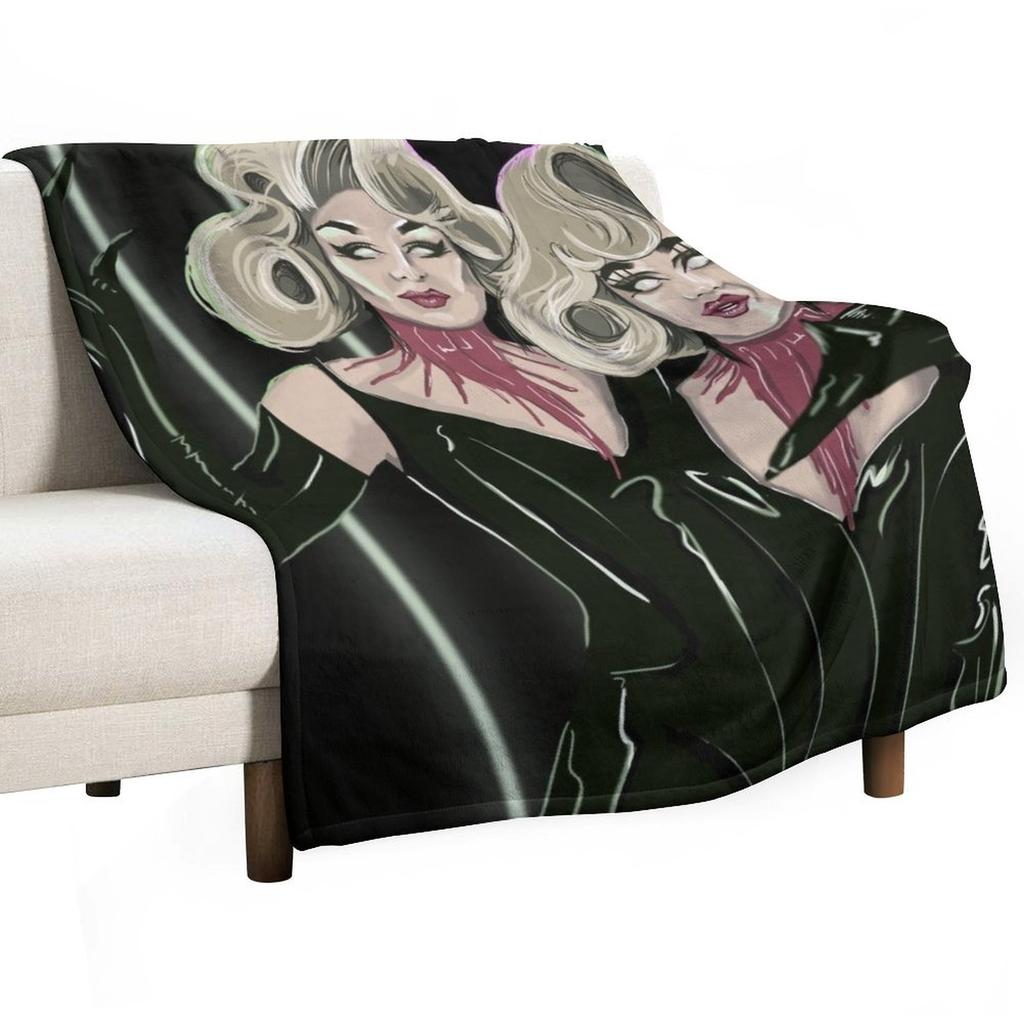 Meet Our Monsters Boulet Brothers Season Throw Blanket Fluffy Cozy Throw Blanket for Home Decor