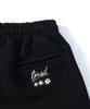 TONSIL Pintuck Washed Long Bermuda Pants Black