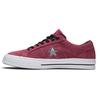 One Star Suede Casual Comfortable Low Top Sneakers Unisex Sneakers Rose-Red 165955C