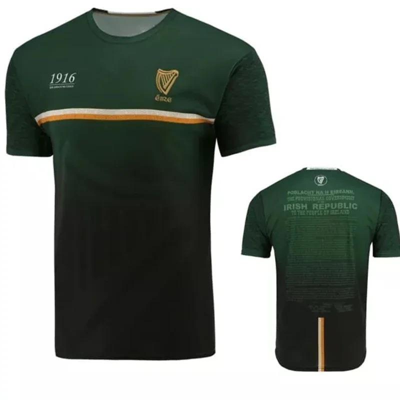 3D Printed Sports Football T-Shirt Collins Commemoration Jersey Ireland Men s Shirt Top Quality Tops S