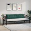 Back Cushion Dark Green 200 x 50 cm Cord Fabric