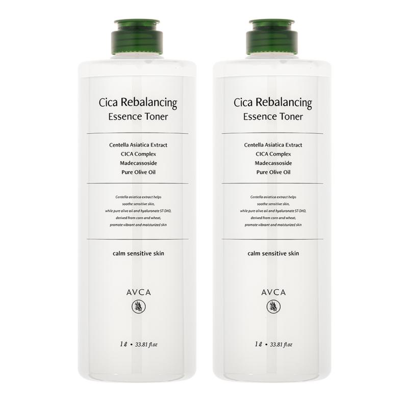 Abka Cica Rebalancing Essence Large Size Calming Toner, 1L, 2 pcs