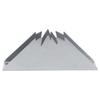 Triangular Napkin Holder Stainless Steel Stand Vertical Tissue Rack for Home Restaurant Hotel
