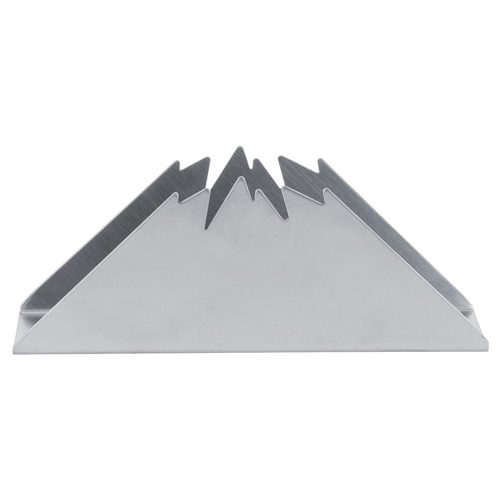 Triangular Napkin Holder Stainless Steel Stand Vertical Tissue Rack for Home Restaurant Hotel