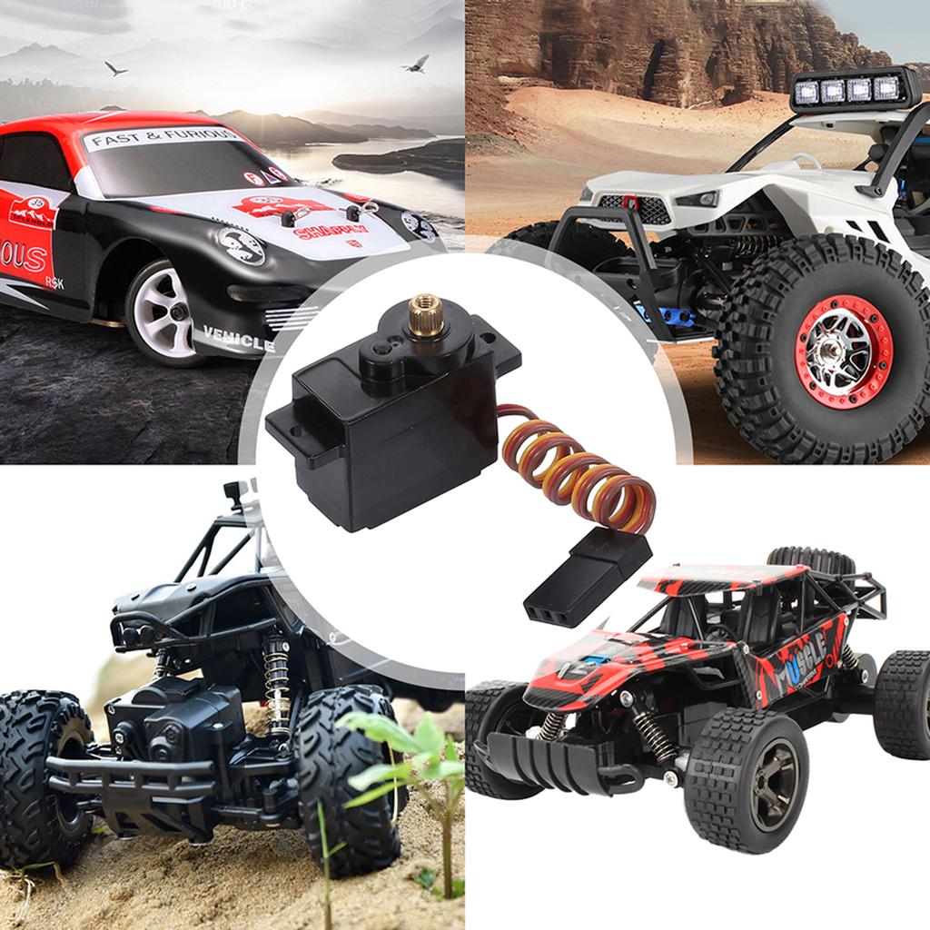 5 G Metal Gear Steering Servo Digital Servo RC Steering Servo Motor Micro Steering Servo Fit for 1/24SCX24 1/28 K989