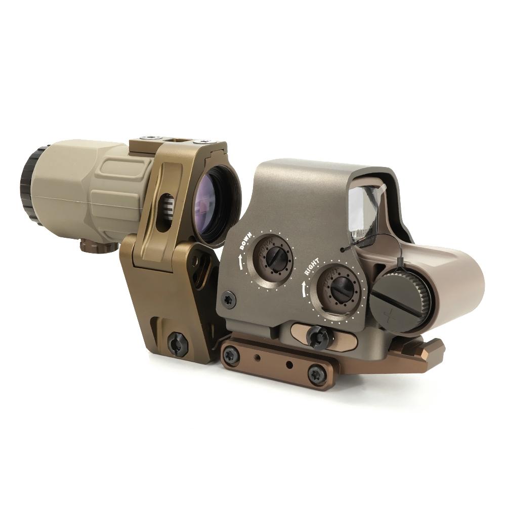 EVOLUTION GEAR Tactical Airsoft G45 Magnifier Sight 5X Mag Scope
