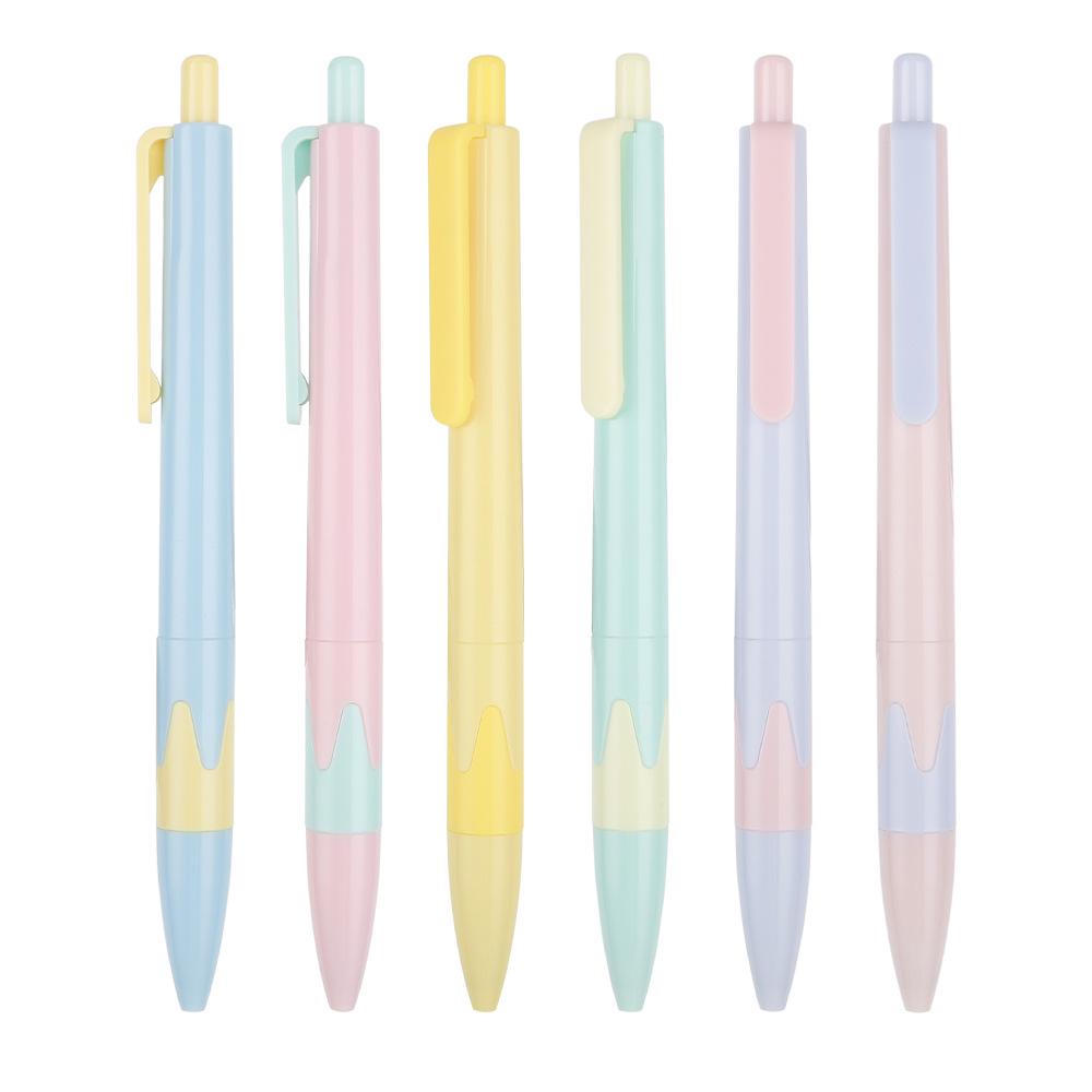Dopamine Color Block Ballpoint Pen - Student Gift & Creative Office Signing Pen
