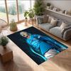 Tappeto in Flanella Stampato Erling Haaland Antiscivolo Morbido Poliestere Tappeto per Pavimento Tappetino Decorativo da Interno per Camera da Letto Soggiorno Divano